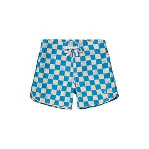 Seaesta Surf Boys X Peanuts Turquoise Checkerboard Boardshorts, Blue